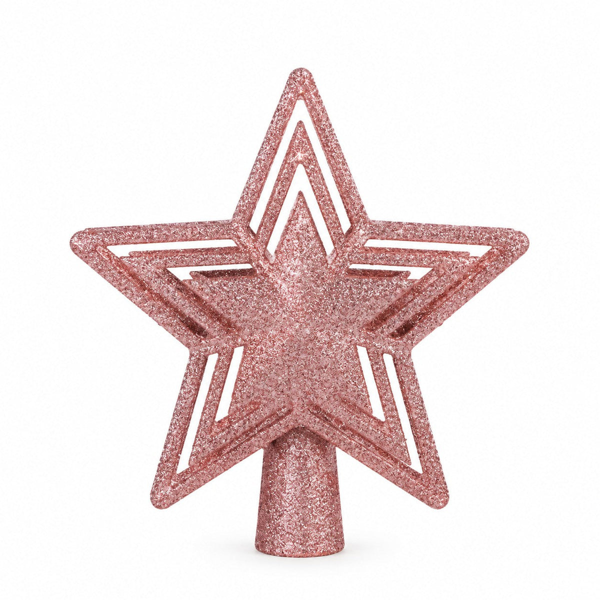 Christmas Star Projector Tree Topper – 3D Illuminated Star with Rotating Snowflake Light
