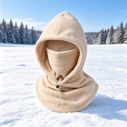 🥶One-piece flannel warm mask hat– Full Face & Neck Winter Protection for Outdoor Adventures