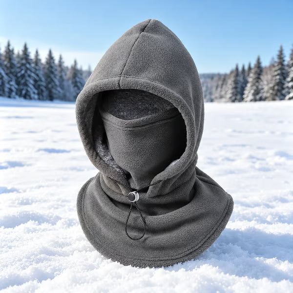 🥶One-piece flannel warm mask hat– Full Face & Neck Winter Protection for Outdoor Adventures