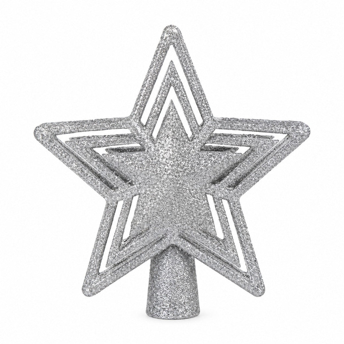 Christmas Star Projector Tree Topper – 3D Illuminated Star with Rotating Snowflake Light
